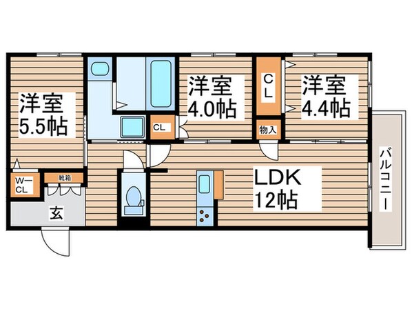 ヘーベルメゾン西葛西Wの物件間取画像